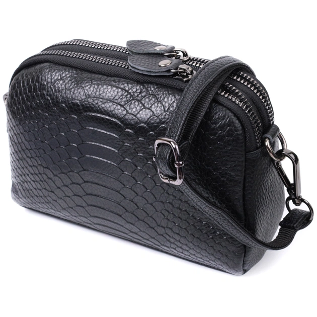 Сумка Vintage З натуральної шкіри Чорна (22799) - зображення 1