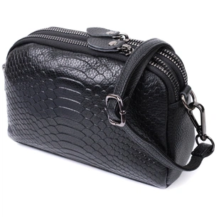 Сумка Vintage З натуральної шкіри Чорна (22799) зображення 1