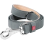 Повідець для собак WAUDOG Classic шкіряний Ш 20 мм Д 122 см сірий (081411) - зменшене зображення 1