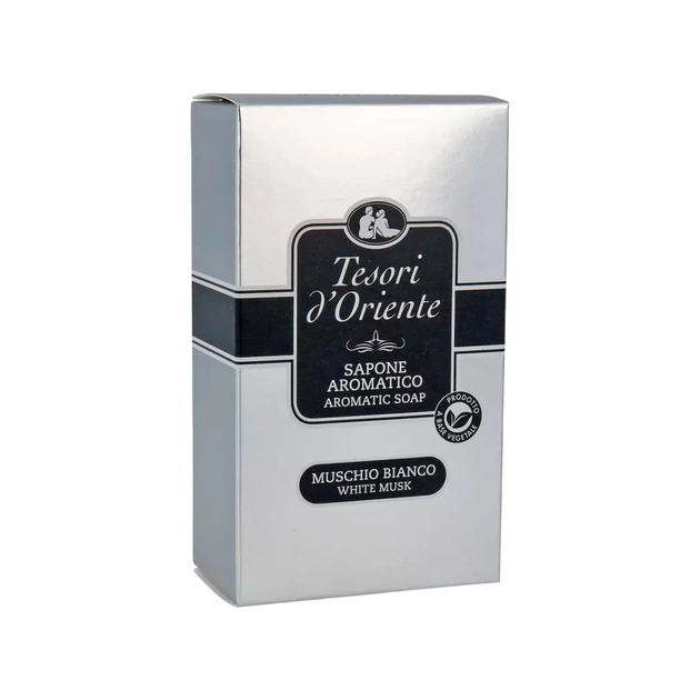Тверде мило Tesori d'Oriente Білий мускус Парфумоване 125 г (8008970055169) - picture 2