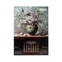Календар Buromax настінний А2 2027 рік, 1 пружина, Flowers and birds (BM.210650) - зменшене зображення 3