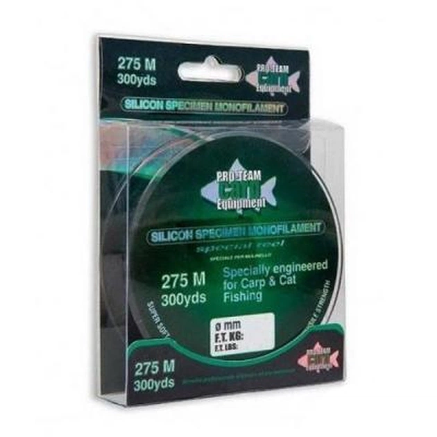 Волосінь Lineaeffe Pro Team Carp silicon 275м. 0.45мм FishTest 25кг бронза (3600045) - зображення 1