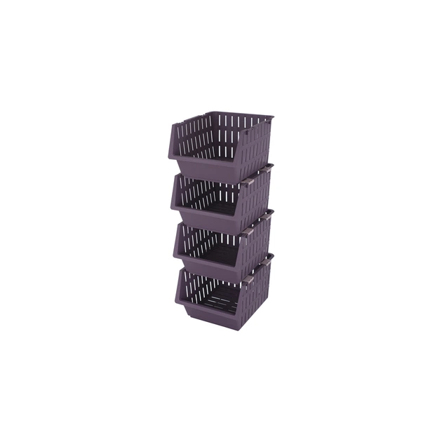 Кошик для зберігання Violet House 1021 Бамбу Plum 4 шт. (1021 Бам PL Наб4 шт) - picture 2