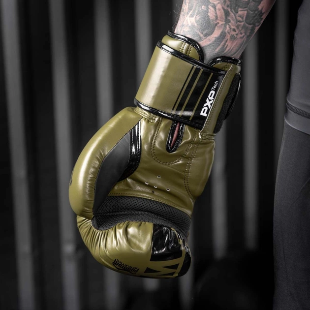 Боксерські рукавички Phantom APEX Army Green 16oz (PHBG2400-16) - зображення 5