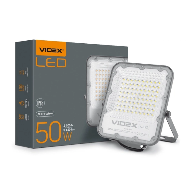 Прожектор Videx LED PREMIUM VIDEX F2 50W 5000K (VL-F2-505G) - picture 3