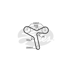 Ремінь ГРМ Gates 5647XS зображення 1