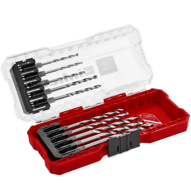 Набір свердл Einhell по металу HSS, 10 шт, 2-6.5мм, кейс (108723) - picture 1