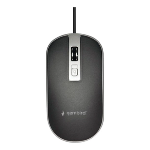 Мишка Gembird MUS-4B-06-BS USB Black-Gray (MUS-4B-06-BS) зображення 1