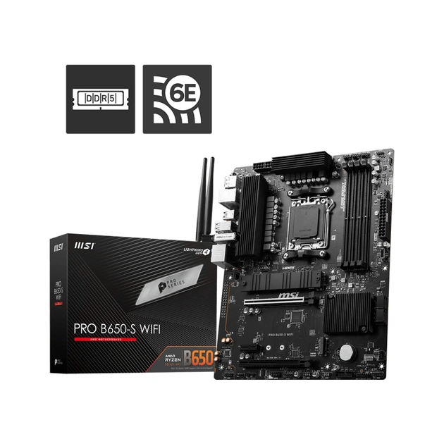 Материнська плата MSI PRO B650-S WIFI - зображення 1
