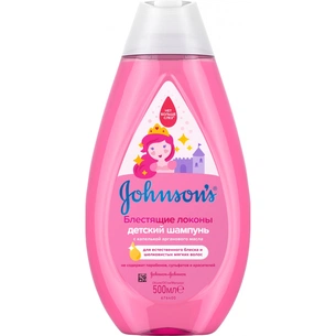 Дитячий шампунь Johnson’s baby Блискучі локони 500 мл (3574661427553) зображення 1