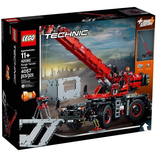 Конструктор LEGO TECHNIC Кран для бездоріжжя 4057 деталей (42082) - зображення 1