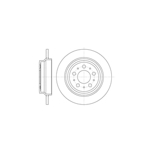 Гальмівний диск REMSA 6620.00 зображення 1