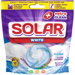 Капсули для прання Solar Household White Для білих речей 10 шт. (4820269930445) зображення 1