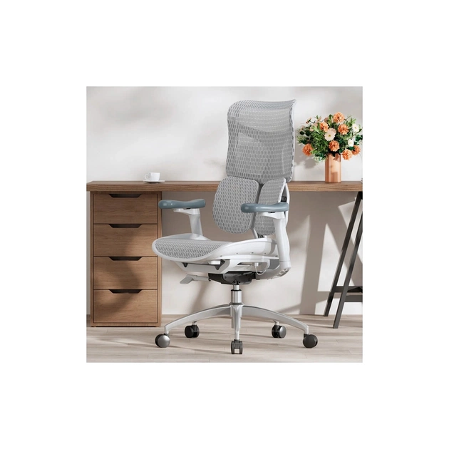 Офісне крісло Sihoo DORO S100 Mesh White (S100-M302) - зображення 6