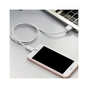 Дата кабель USB 2.0 AM to Lightning 2.0m 2.4A X1 white HOCO (6957531032014) - зменшене зображення 4