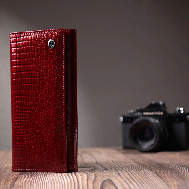 Кошелек ST Leather Из натуральной кожи Красный (22680) - изображение 10