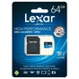 Карта пам'яті Lexar 64GB microSDXC class 10 UHS-I (LSDMI64GBBEU633A) - зменшене зображення 3