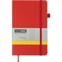 Книга записна Buromax Etalon 125x195 мм 96 аркушів в клітинку обкладинка зі штучної шкіри Червона (BM.291160-05) - зменшене зображення 1