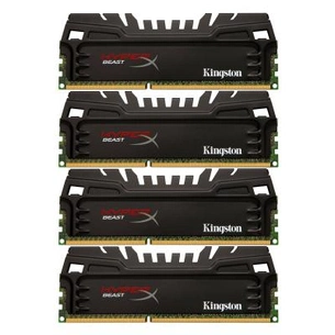 Модуль пам'яті для комп'ютера DDR3 16GB (4x4GB) 2400 MHz Beast Kingston Fury (ex.HyperX) (HX324C11T3K4/16) зображення 1