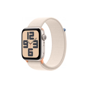 Смарт-годинник Apple Watch SE 2023 GPS 44mm Starlight Aluminium Case with Starlight Sport Loop (MRE63QP/A) зображення 1
