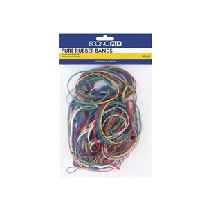 Резинки для грошей Economix 50 г, асорті (E41501) зображення 1
