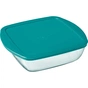 Форма для випікання Pyrex CookStore з кришкою квадратна 22 х 22 х 7 см 2.2 л (212P000/7645) - preview 1