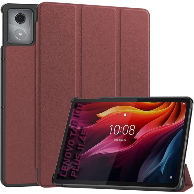 Чехол для планшета BeCover Smart Case Lenovo Tab K11 Plus TB-352F 11.45" Red Wine (711853) - изображение 1