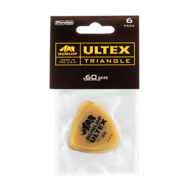 Медіатор Jim Dunlop Ultex Triangle Pick .60mm 6 шт. (426P.60) - picture 3
