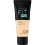 Тональний крем Maybelline New York Fit Me Matte + Poreless 108 - Rose Vanilla 30 мл (3600531550967) - зменшене зображення 1