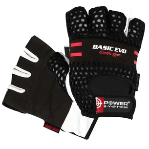 Рукавички для фітнесу Power System Basic EVO PS-2100 Black Red Line M (PS_2100E_M_Black/Red) зображення 1