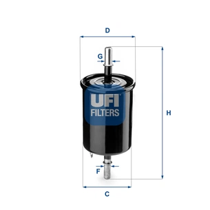 Фільтр паливний UFI 31.843.00 зображення 1
