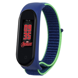 Ремінець до фітнес браслета BeCover Nylon Style для Xiaomi Mi Smart Band 5/6 Blue-Green (705418) зображення 1
