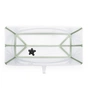 Ванночка Stokke Flexi Bath XL Складна Прозора Зелена (535904) - зменшене зображення 2