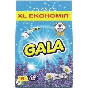 Пральний порошок Gala Автомат Лаванда та Ромашка 4 кг (8001090924117) зображення 1