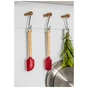 Лопатка кухонна KitchenAid Coreline для тіста, Набір 2 шт, 23,5 см, береза, червоний (KQR750OHERE) - зменшене зображення 6