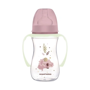 Пляшечка для годування Canpol babies Easystart Sleepy Koala 240 мл рожева (35/237_pin) зображення 1