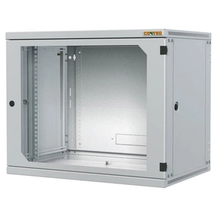 Шафа настінна Conteg 9U 600x600 removable side panels RAL7035 (RUN-09-60/60) зображення 1