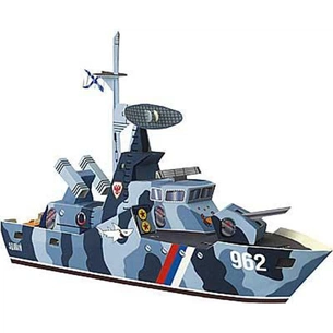 Збірна модель Умная бумага Ракетний катер Вдалий серії Військова техніка (25) зображення 1