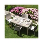 Стіл садовий Irak Plastik під ротанг 80х140 см білий (4775) - зменшене зображення 5