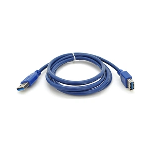 Дата кабель USB 3.0 AM/AF 1.5m blue Voltronic (YT-3.0AM\AF-1.5BL) зображення 1