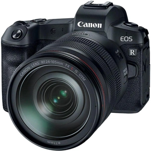 Цифровий фотоапарат Canon EOS R RF 24-105L kit + адаптер EF-RF (3075C060) зображення 1