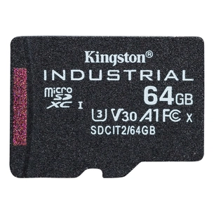 Карта пам'яті Kingston 64GB microSDXC class 10 UHS-I V30 A1 (SDCIT2/64GBSP) зображення 1