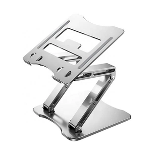Подставка для ноутбука RTAKO RS-CP75D 3-Level Rotation Laptop Stand Silver (6930539537293) изображение 1