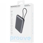 Універсальна мобільна батарея Proove Moon Rock 2 in 1 22.5W 10000mAh Gray (PBR122012105) - зменшене зображення 2