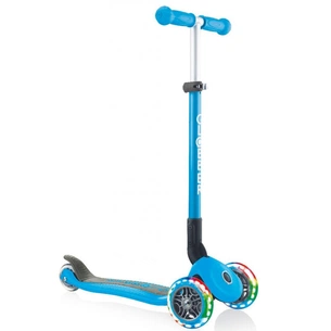 Самокат Globber Primo Foldable Lights Led блакитний (432-101-2) зображення 1