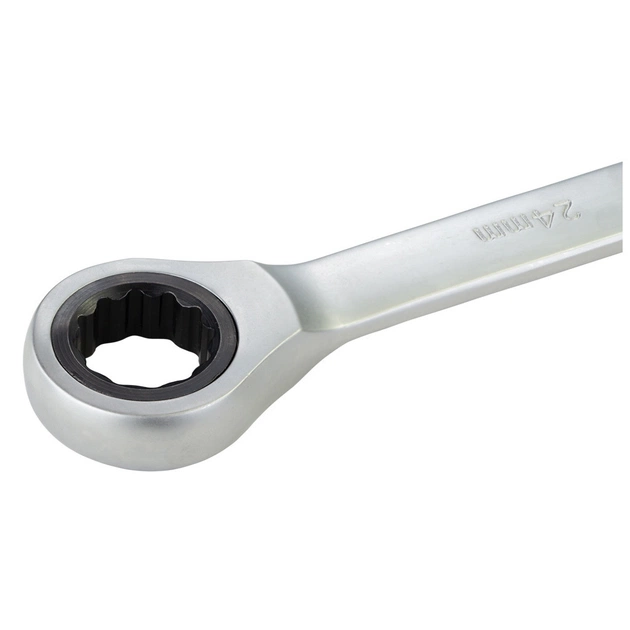 Ключ Sigma ріжково-накидний з тріскачкою 24мм CrV polished (6022241) - picture 5