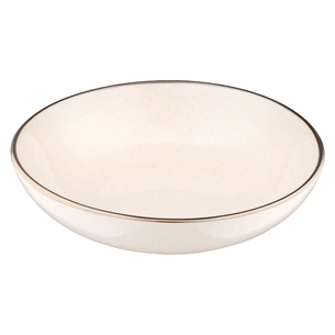 Тарілка Ardesto Emilia, 820мл, 20см, кераміка, бежевий (AR0720EBG) зображення 1