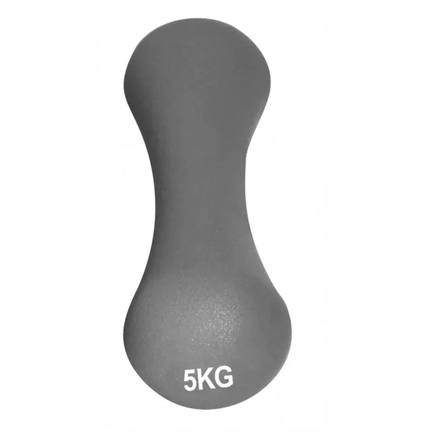 Гантель PowerPlay неопренові 4126 Spartacus 2 х 5 кг Сірі (PP_4126_5kg_2in) - picture 4