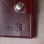 Портмоне Shvigel Шкіряне Бордове (16505) - зменшене зображення 8