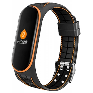 Ремінець до фітнес браслета BeCover Lattice Style для Xiaomi Mi Smart Band 5 Orange (705164) зображення 1